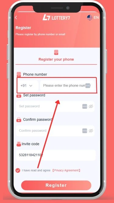 Enter Mobile Number